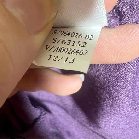 Athleta Womens Purple Drawstring French Terry Athletic Skirt Size Large - Picture 8 of 8